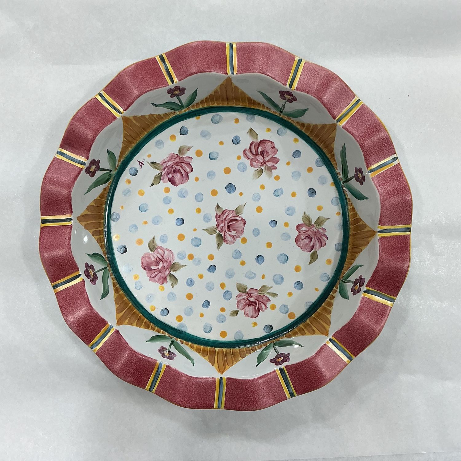 Mackenzie child inspired - scalloped serving dish