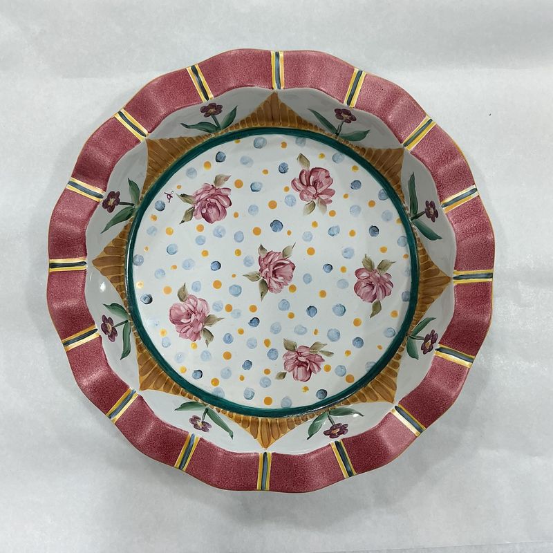 Mackenzie child inspired - scalloped serving dish