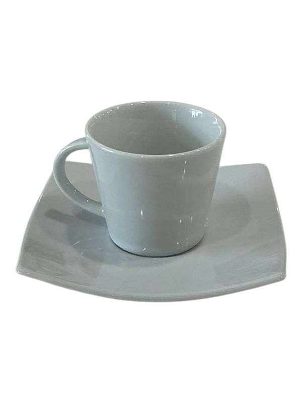 Coffee cup w/ saucer - Oriental
