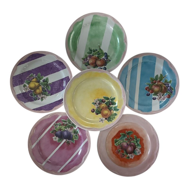 Colorful + fruit dessert set