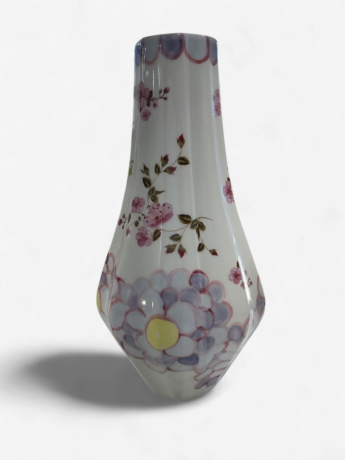 Vase/flowers hummingbird