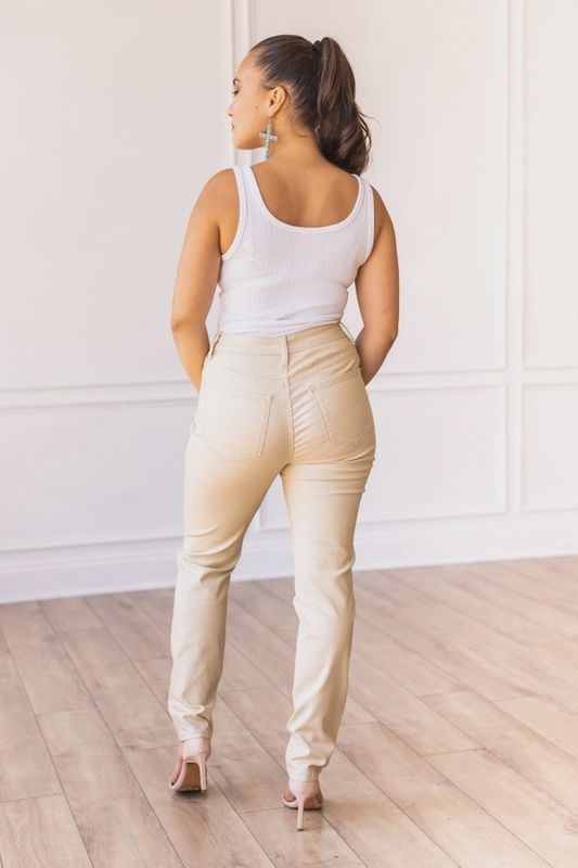 Metallic Gold Skinny Jeans