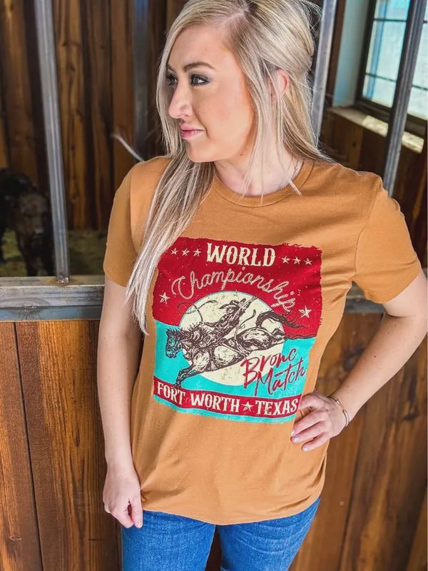 Bronc Match Tee