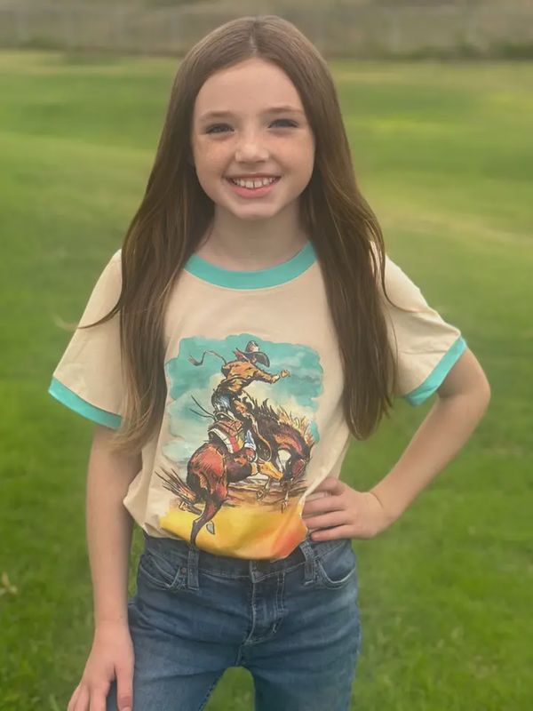 Mini Last Wild Ride Ringer Tee