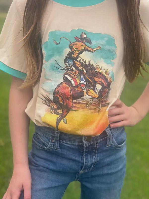 Mini Last Wild Ride Ringer Tee