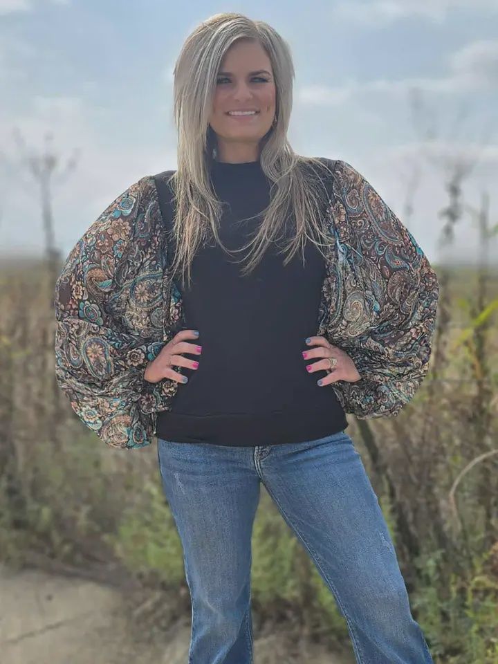 Paisley Dreams Top