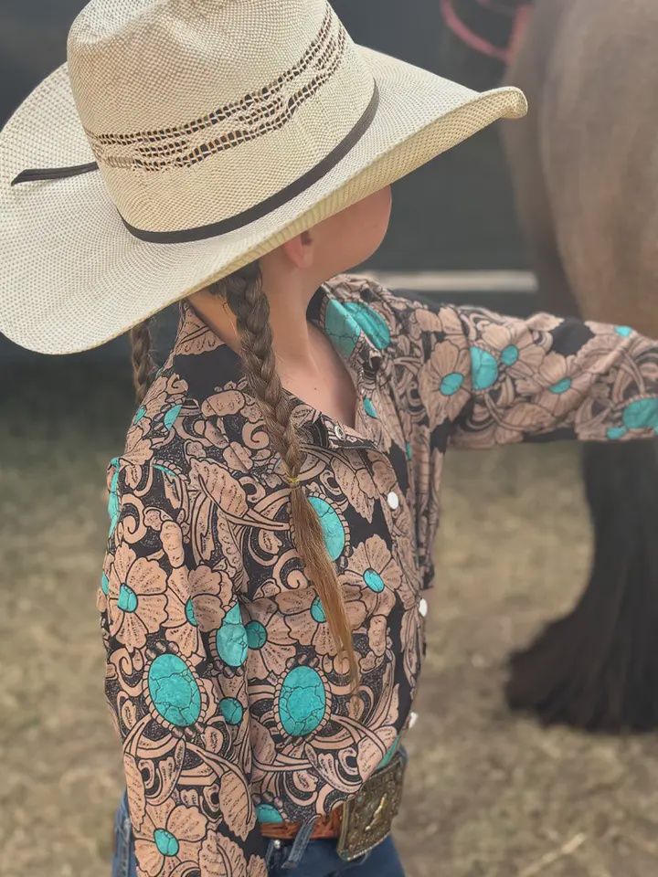 Tattoos On This Town Button Up Kids