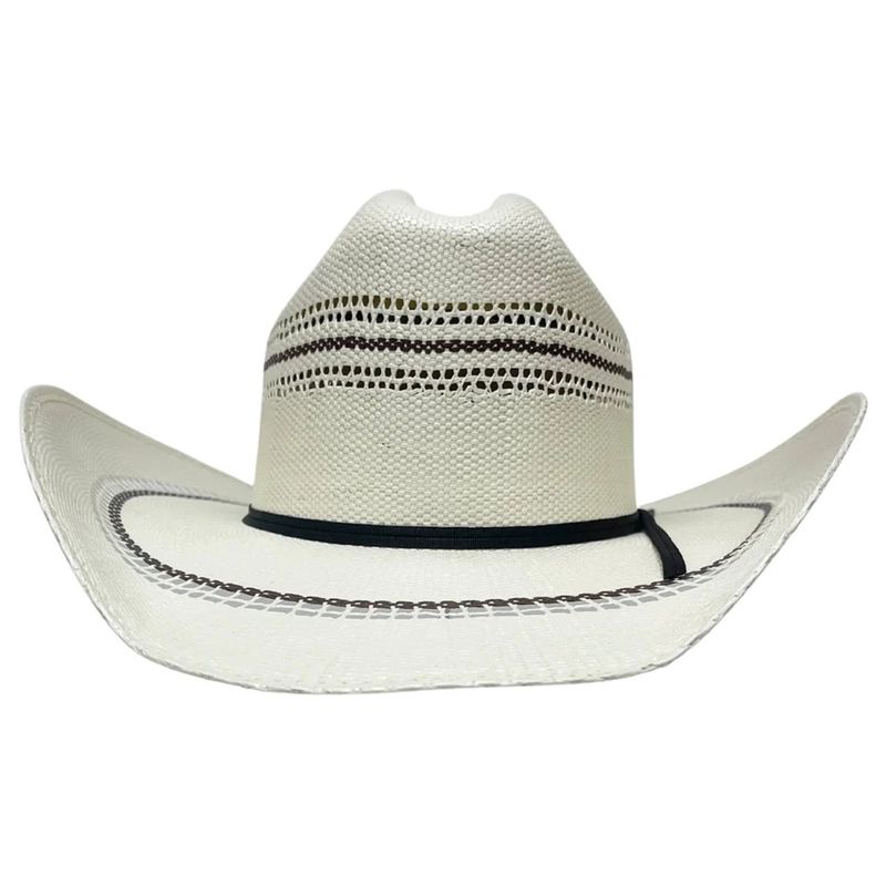American Hat Makers Ponderosa Bicolor Straw Cattleman Western Hat