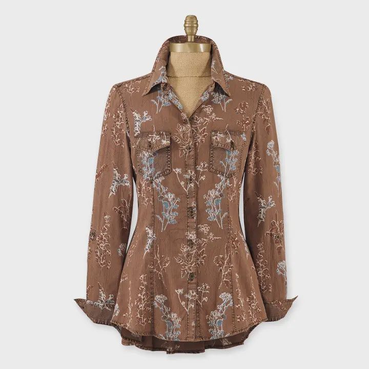 Sandwash Floral Tunic