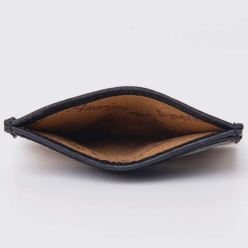 Hair-On Cowhide Genuine Leather Card Holder Wallet