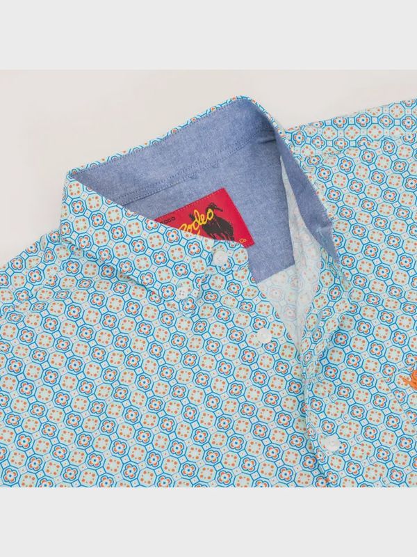Men's 100% Cotton Poplin Print SHIRT