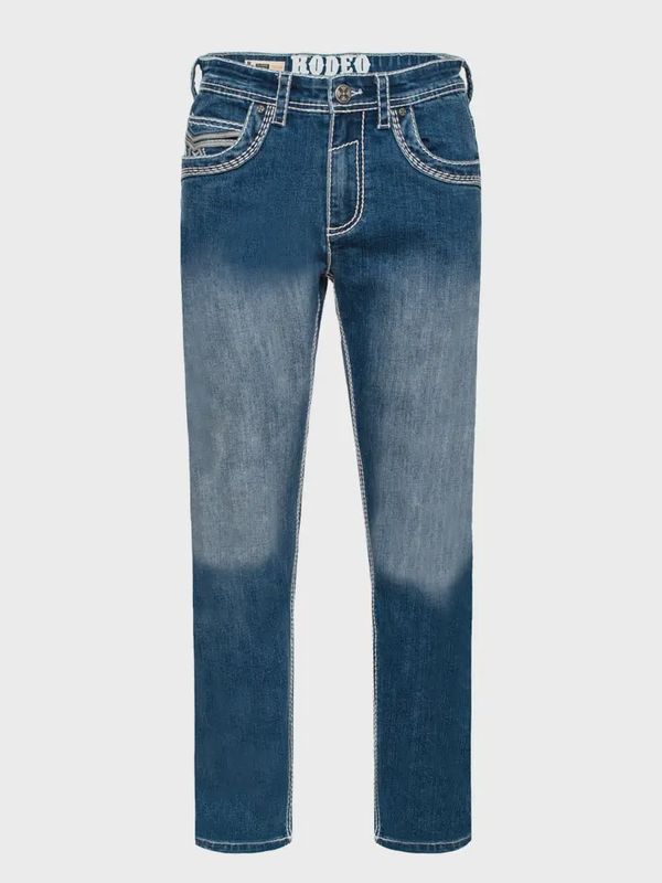 Men&#39;s Cotton/Spandex Stretch Fancy Slim Straight JEANS