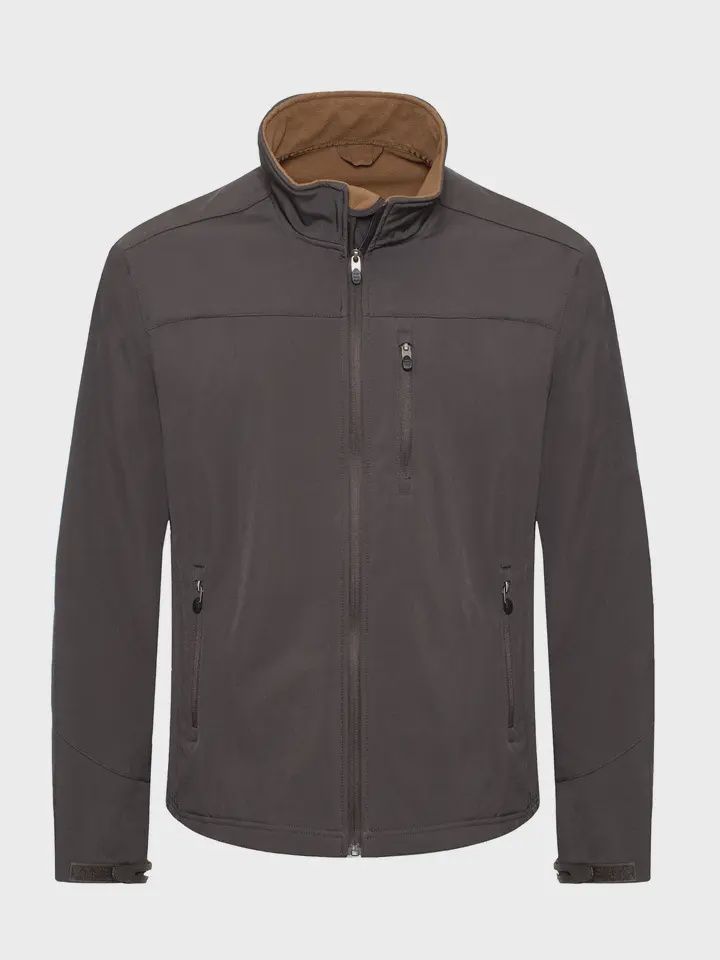 Rodeo Men&#39;s Soft Shell Bonded Jacket Bonded Fleece Lining