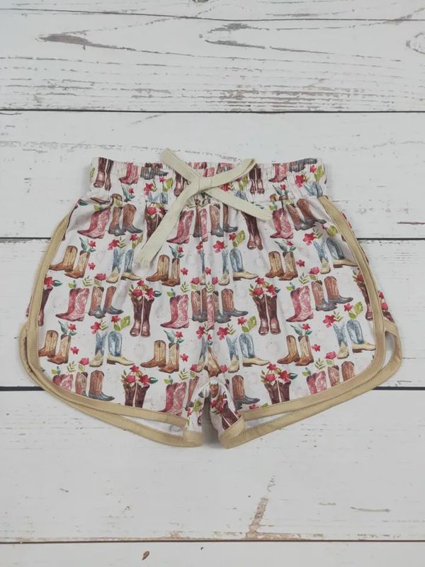 Girls Printed Summer Shorts: Multiple Designs