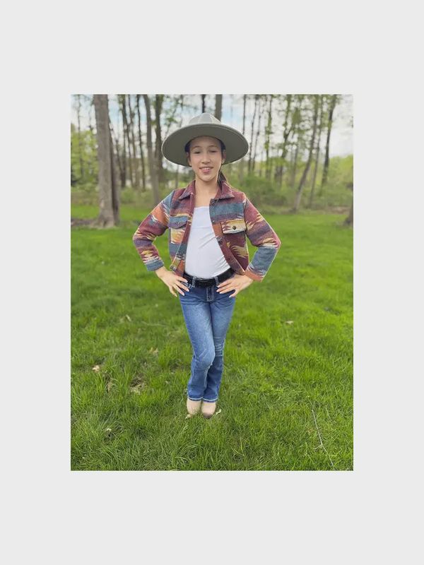 Girls&#39; Western Bootcut Jeans - MCGJ-HX-30