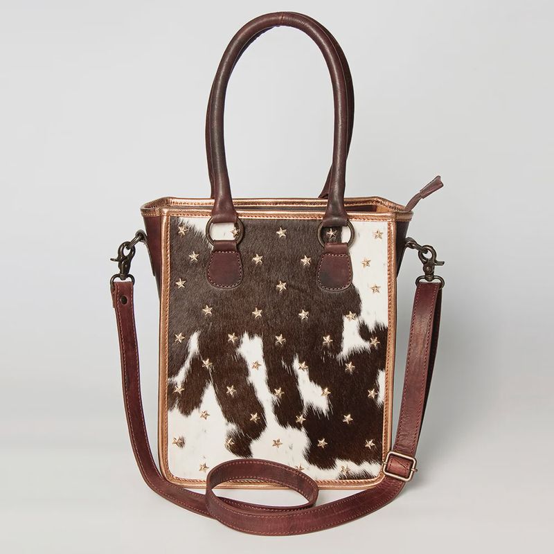 LC-ADBGZ608 Tote Hair-On Genuine Western Leather Women Bag