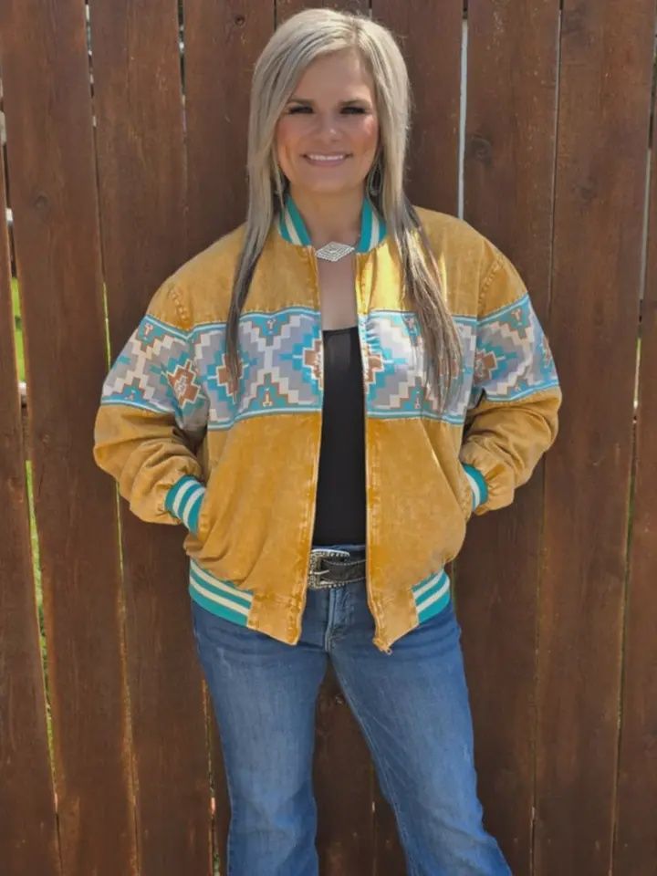 Fresh Outta the 90&#39;s Bomber Jacket, Size: S