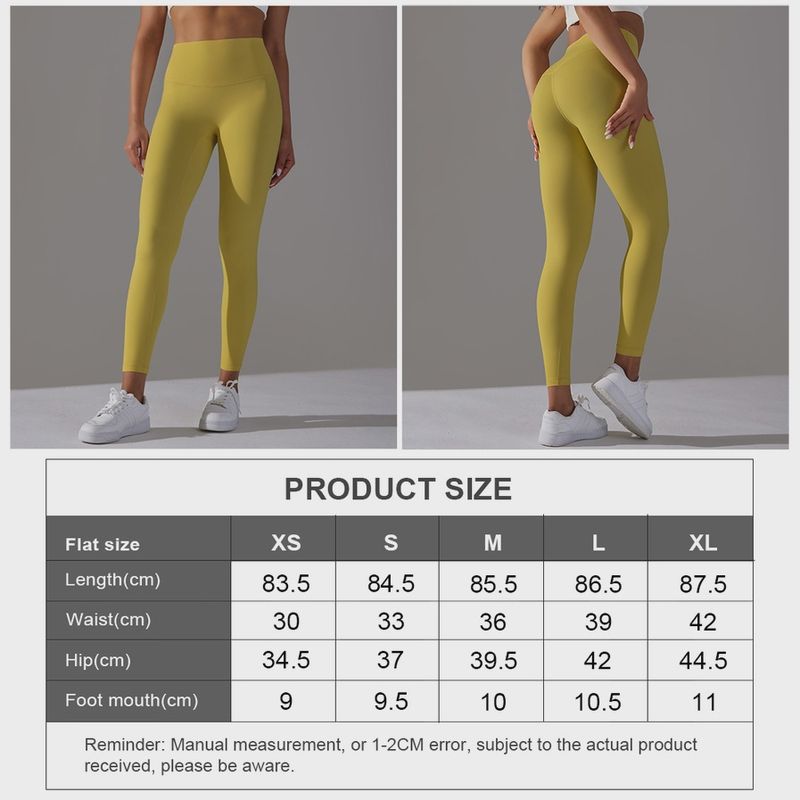 Women Sport Fitness No Font Line Yoga Leggings