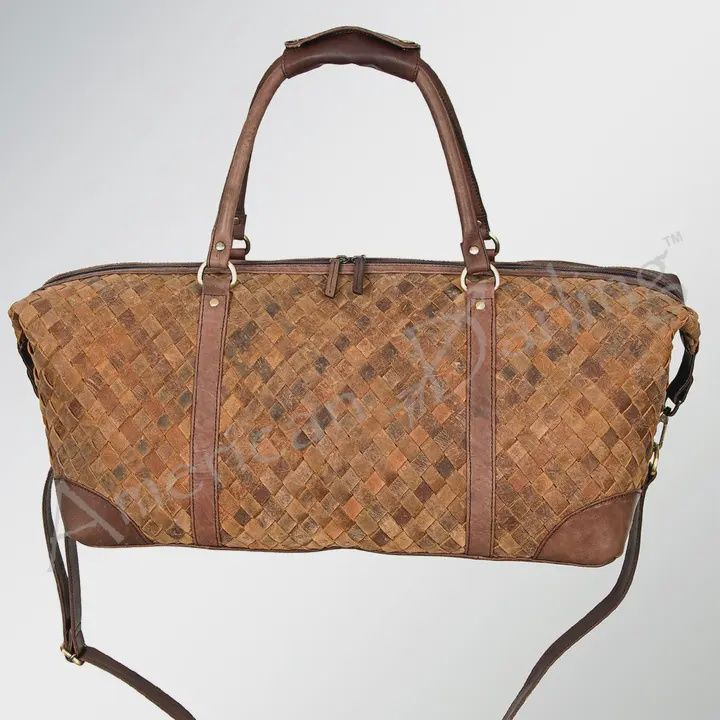 Genuine Western Leather Women Travel Bag.