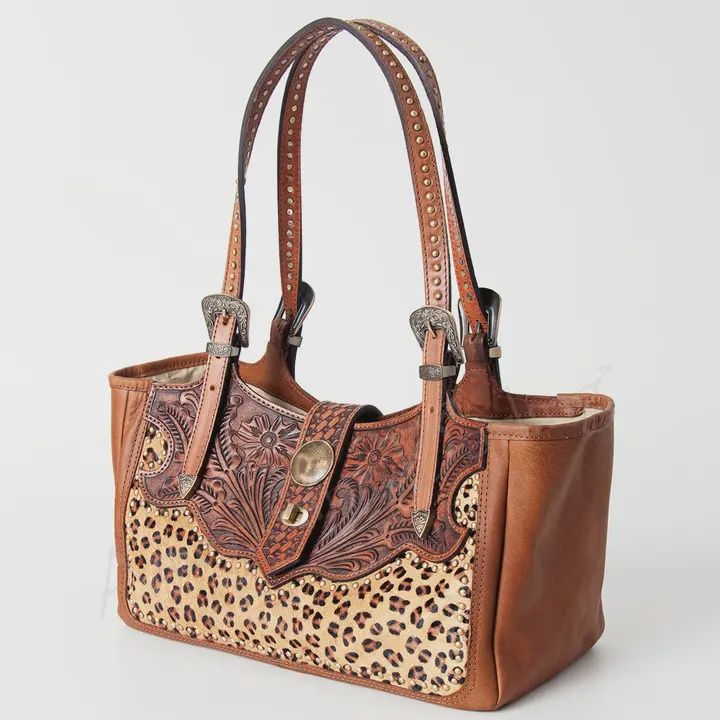 American Darling Western Leather Tote. Handcrafted
