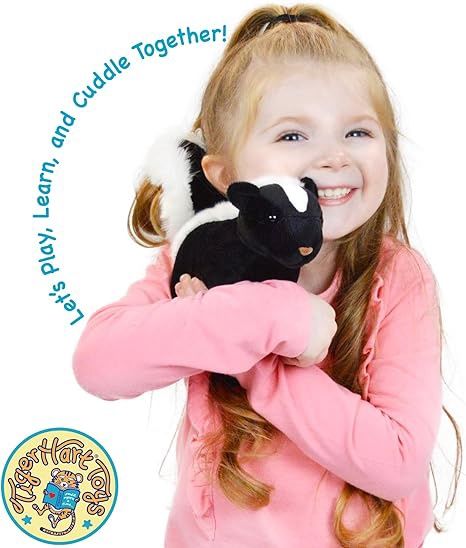 Seymour the Skunk | 9 Inch Stuffed Animal Plush