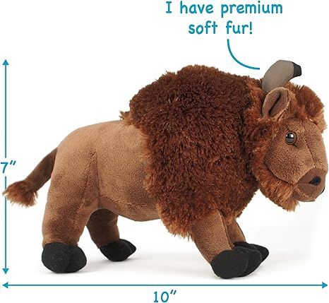 Billy The Bison - 10 Inch Buffalo Stuffed Animal Plush