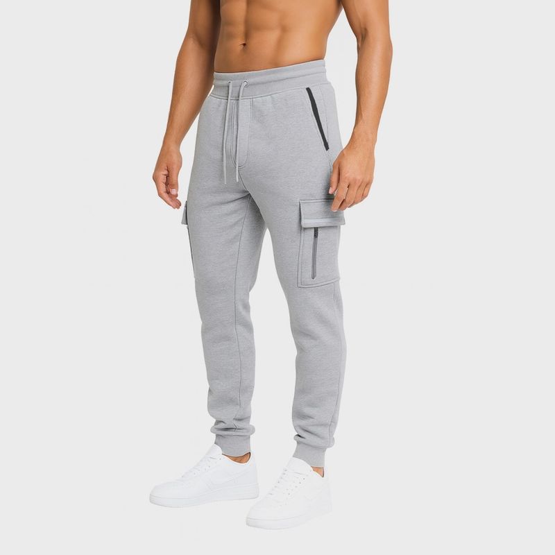 Men's Fleece-Lined Cargo Tech Joggers