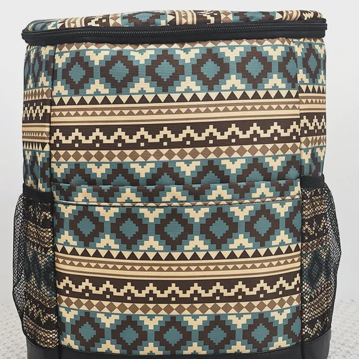 Western Aztec Print Cooler Insulated Bag