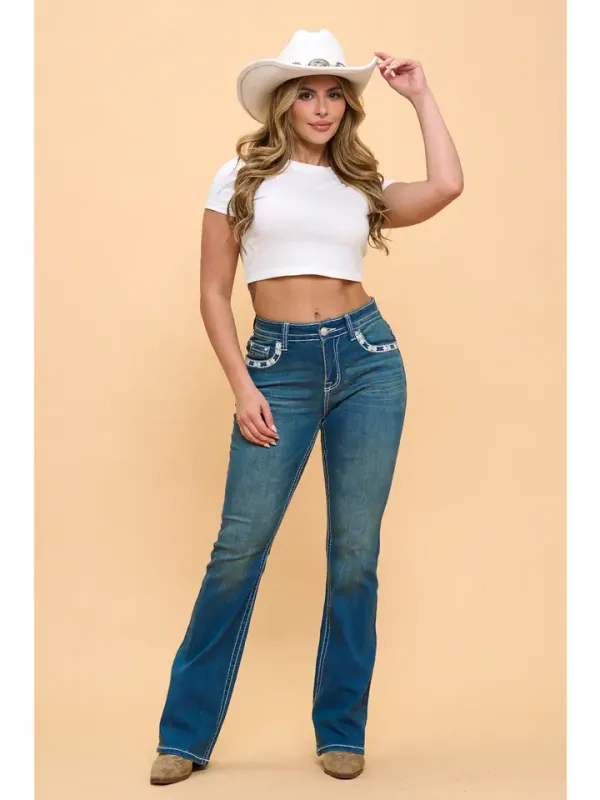 Fleur-De-Lis Jeans