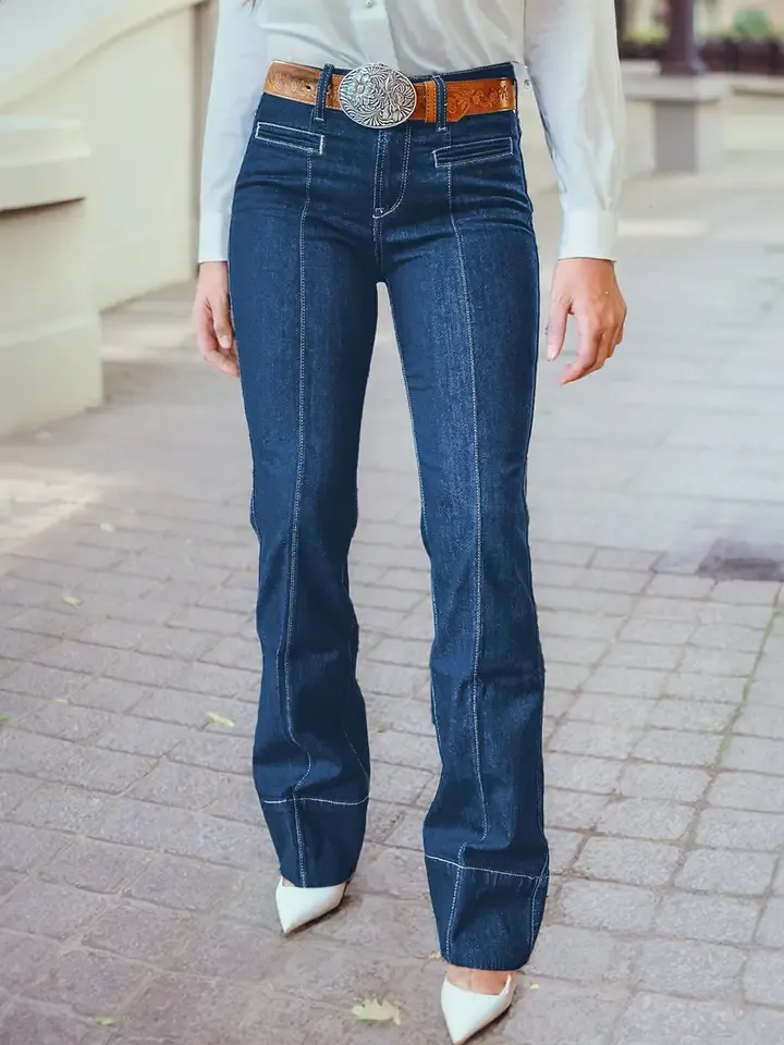 Center Seam Jeans, Colour: Sail Blue, Size: 4