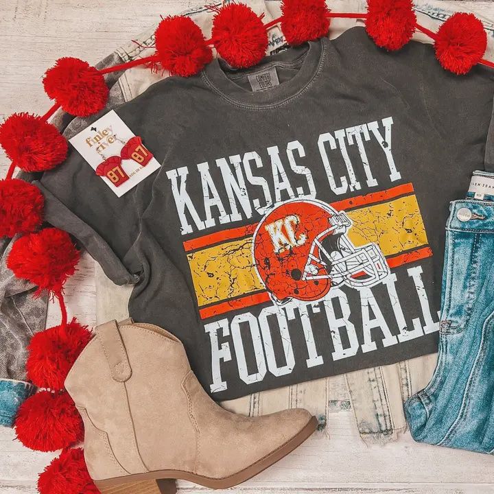 Kansas City Trendy Block Tee, Size: Sm