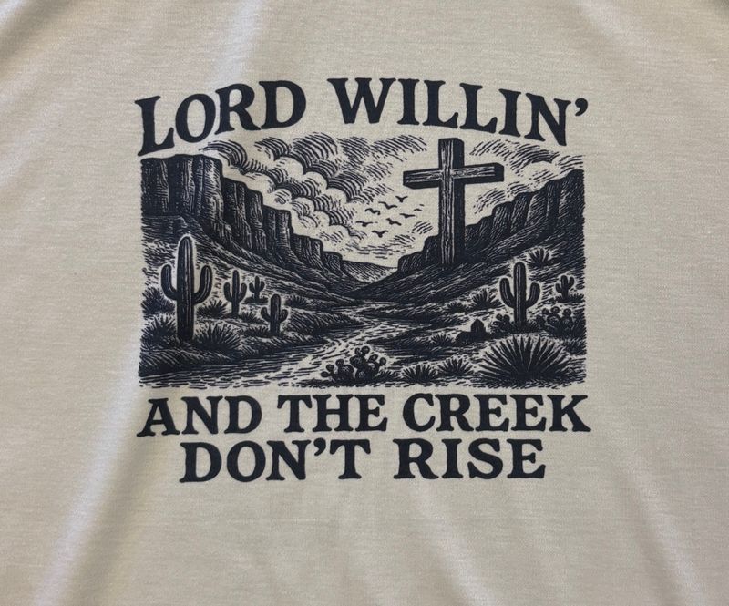 Lord Willin' custom sublimation tee
