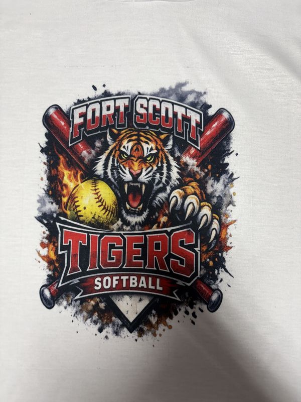 Custom Tiger Softball Tee