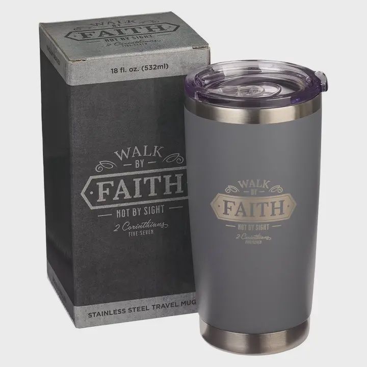 Mug Ss Travel Walk By Faith 2 Cor. 5:7