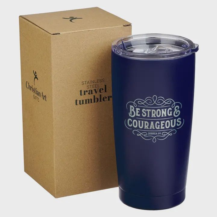Tumbler Ss Navy Be Strong Josh. 1:9