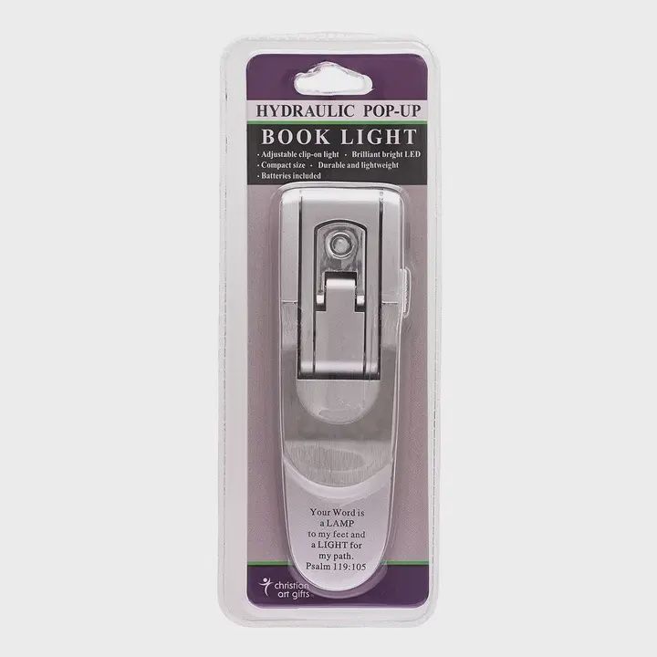 Book Light Silver Your Word Is A Lamp Ps. 119:105