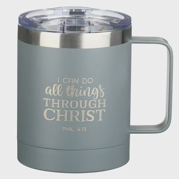 Mug Ss Camp Gray All Things Phil. 4:13