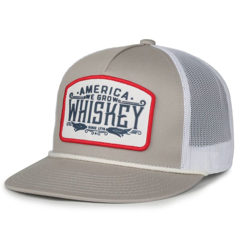 We Grow Whiskey Hat - Flat