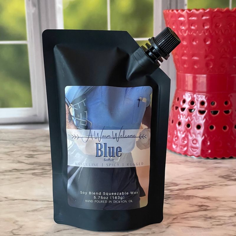 Blue Baseball Softie | Squeeze Wax Melt
