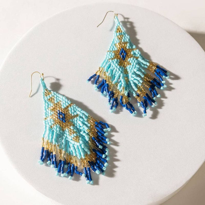 Azul Arrow Earrings in Mirage Cyan