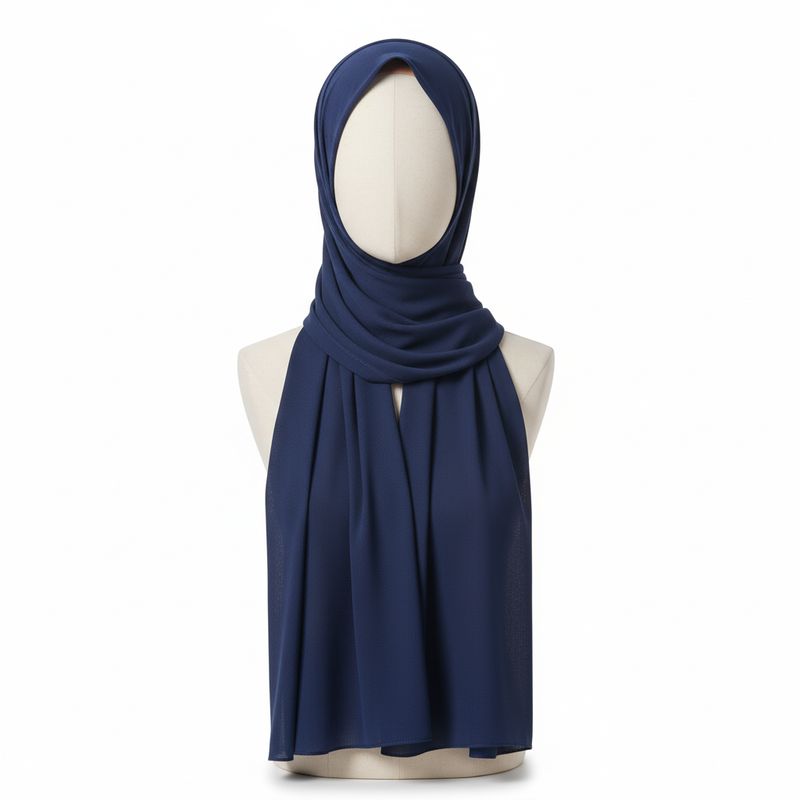 Navy Blue Hijab