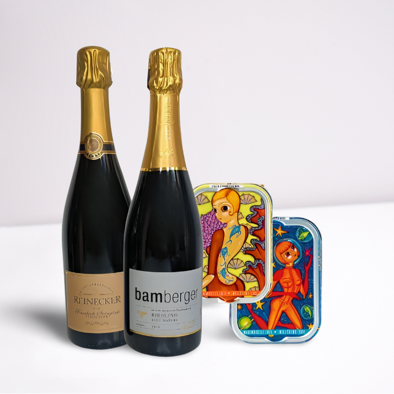 Sekt-Paket: Sekt trifft Les Perles Vintage Sardinen