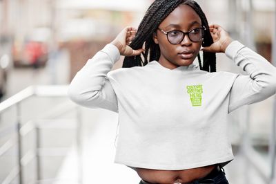 CashColorCannabis "Culture Grows" Series Crop-top Hoodie