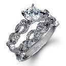 18 K White Gold Ring by Simon G