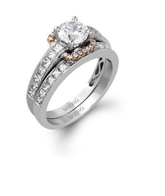 18 K WHITE GOLD RING MR 1894 BY SIMON G