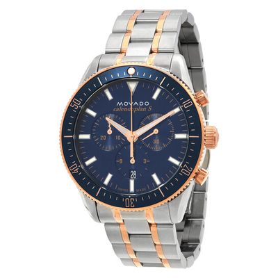 MOVADO Heritage Chronograph Two-Tone Watch – 42MM MOVADO Heritage Chronograph Two-Tone Watch – 42MM