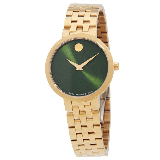 MOVADO Museum Classic Green Dial Ladies Watch – 29.5MM MOVADO Museum Classic Green Dial Ladies Watch – 29.5MM