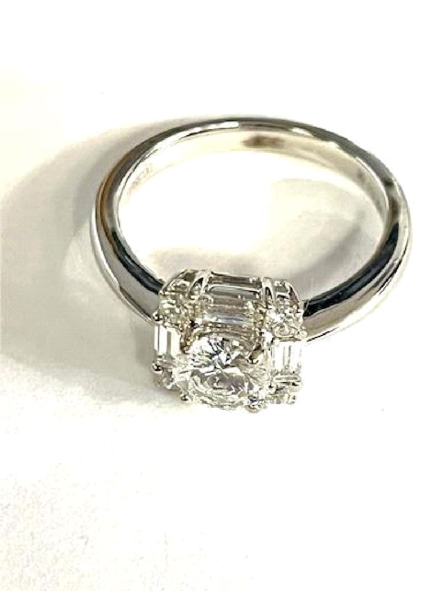 18K WHITE GOLD DIAMOND SETTING