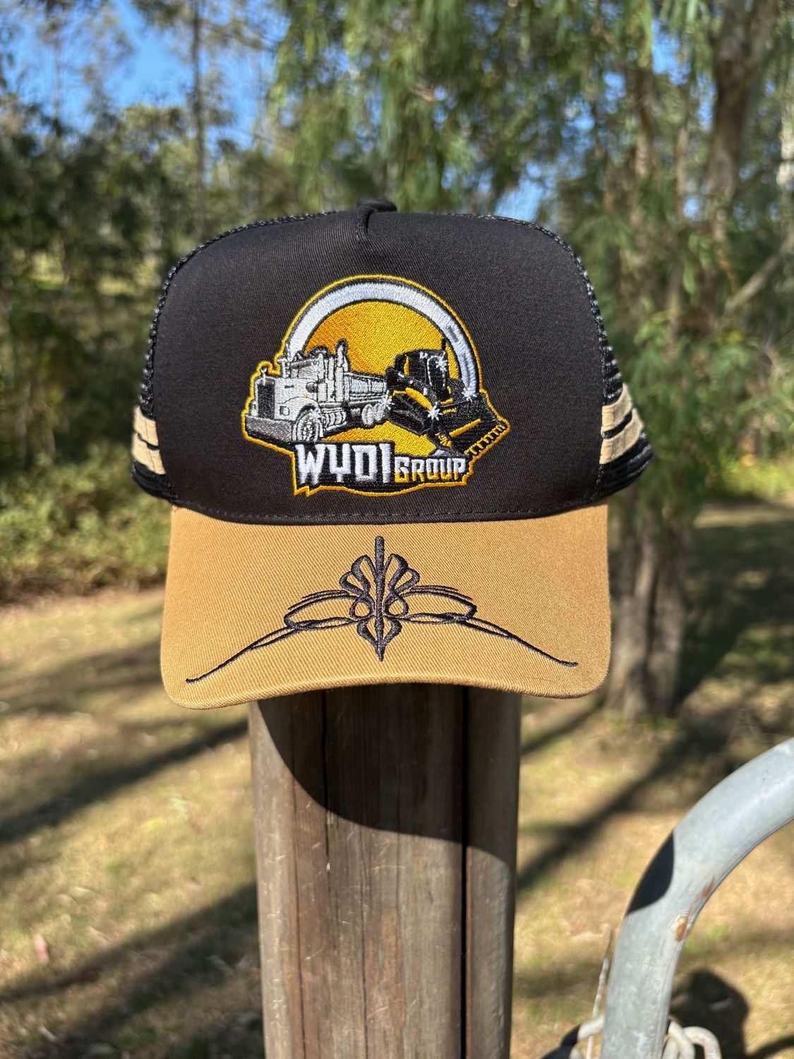 WYDI Tan Trucker Cap - With Photo