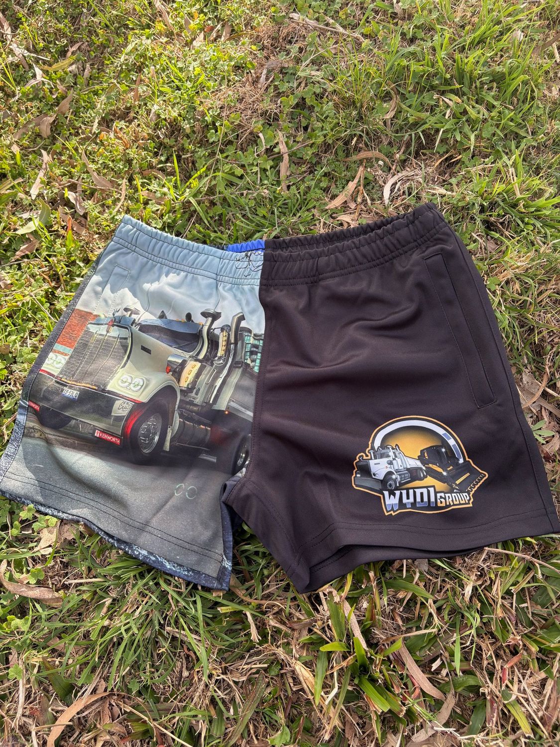 Black WYDI Footy Short SIZE LARGE